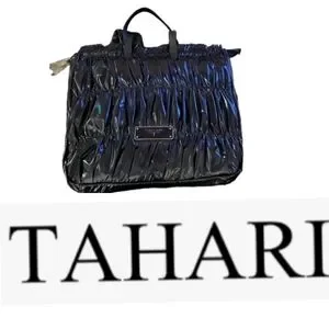 TAHARI Navy Blue Shiny Backpack New Women\'s Bag NWT I Tahari Women main image 3